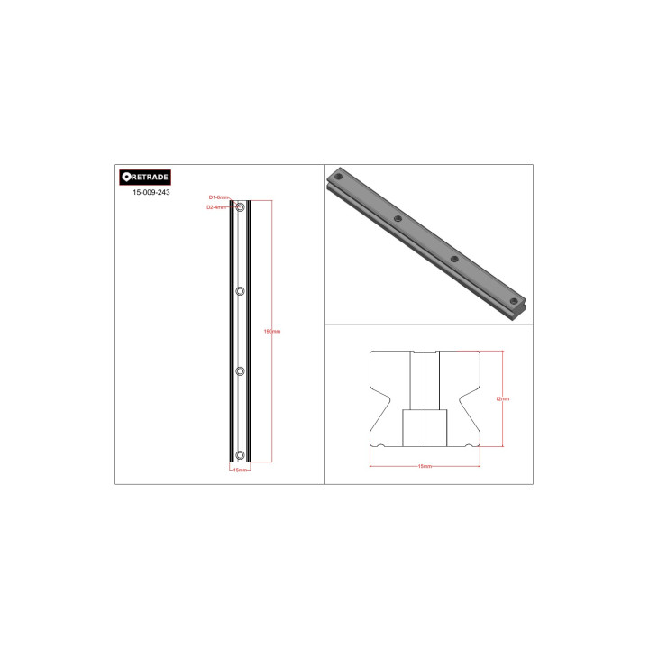 CNC 3D - Guide Lineari