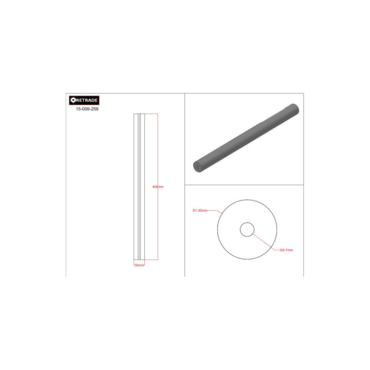 CNC 3D - Albero in Alluminio
