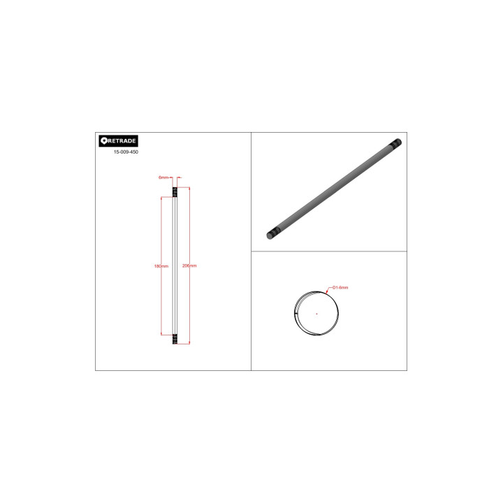 CNC 3D - Albero Filettato Maschio