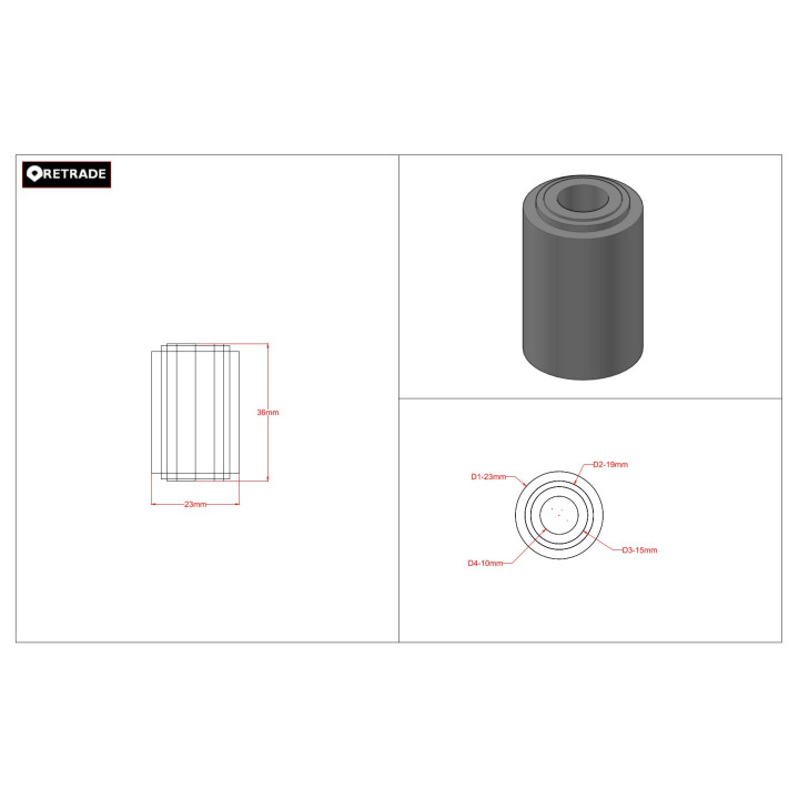 CNC 3D - Cuscinetto Lineare