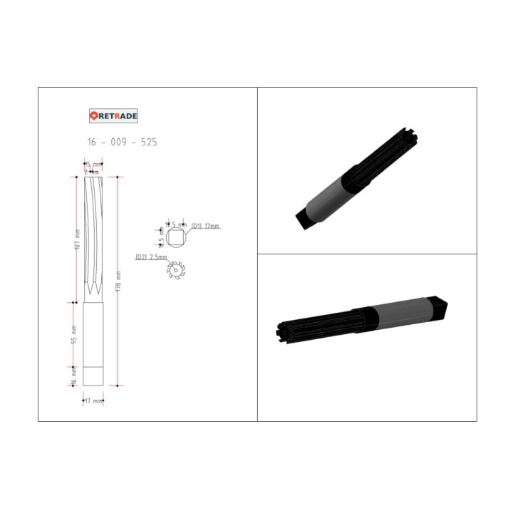 CNC 3D - Alesatore per Boccola
