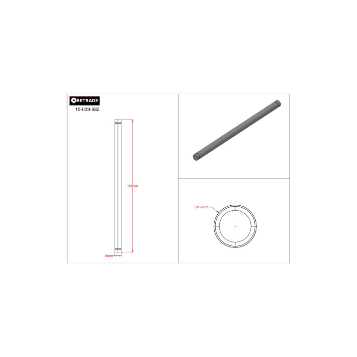 CNC 3D - Albero in Acciaio
