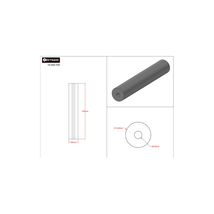 CNC 3D - Albero in Acciaio