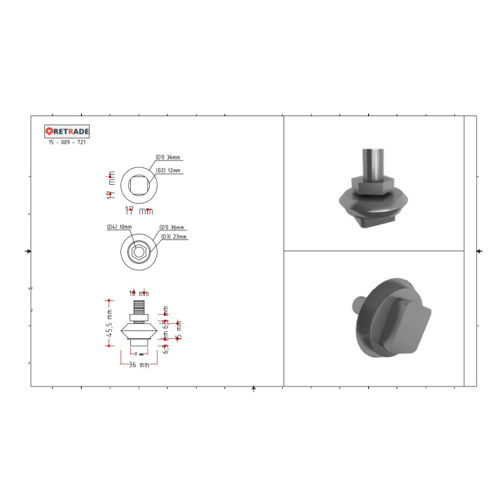 CNC 3D - Distanziali in Acciaio