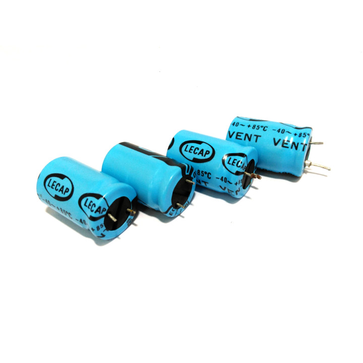 LECAP - 4x Condensatore Elettrolitico in Alluminio 1000μF 50v