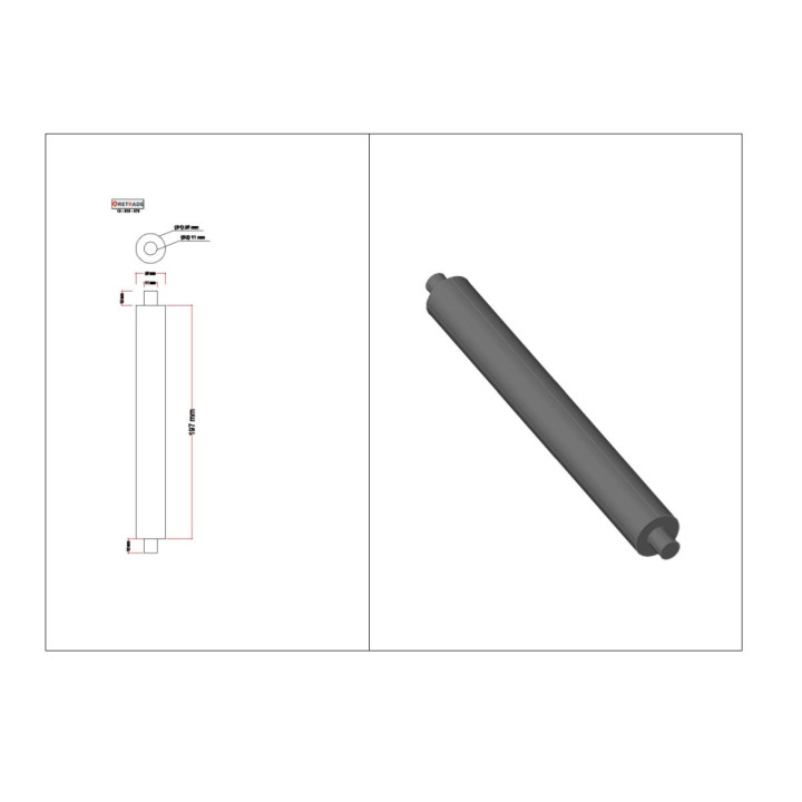 CNC 3D - Rullo in Acciaio