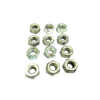 12x Dado Esagonale in Acciaio