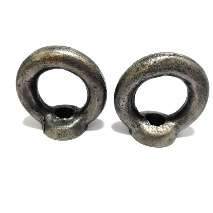 CNC 3D - 2 x Bullone ad Occhiello in Acciaio Filettatura Femmina