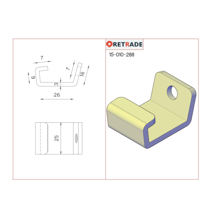 CNC 3D - Staffa e Cerniera per Mobili
