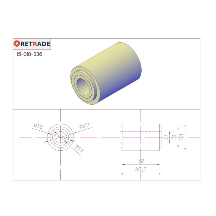 CNC 3D - Cuscinetto Lineare