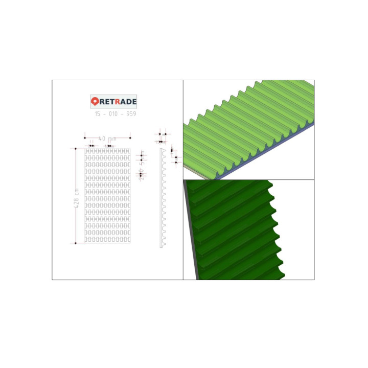 CNC 3D - Cinghie di Trascinamento L.4280m