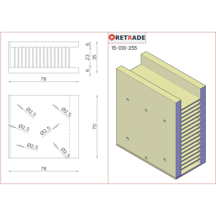 CNC 3D - Dissipatore di Raffreddamento