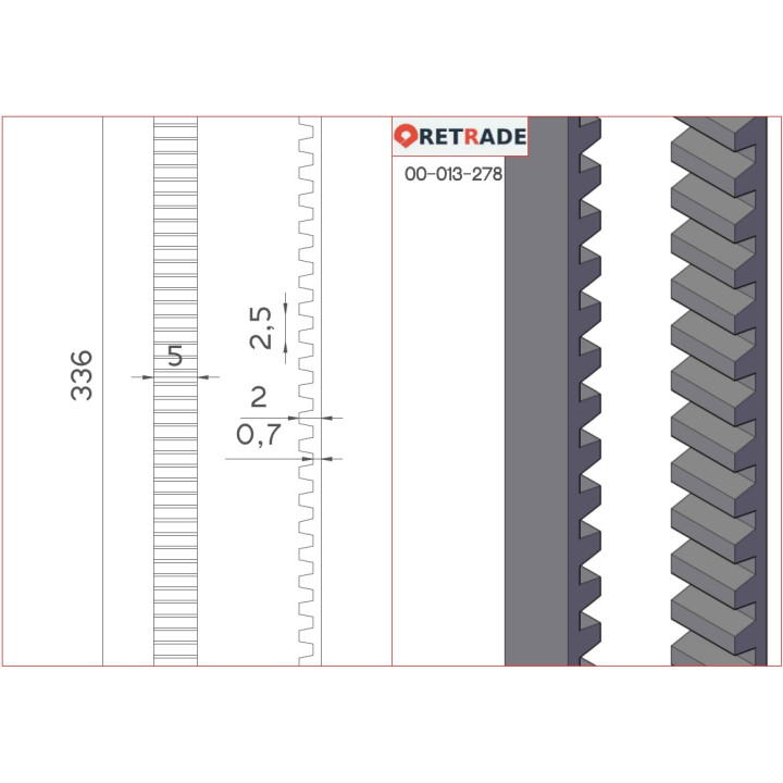 BANDO S3M342 - Cinghia Dentata per Elettromotore - CNC 3D