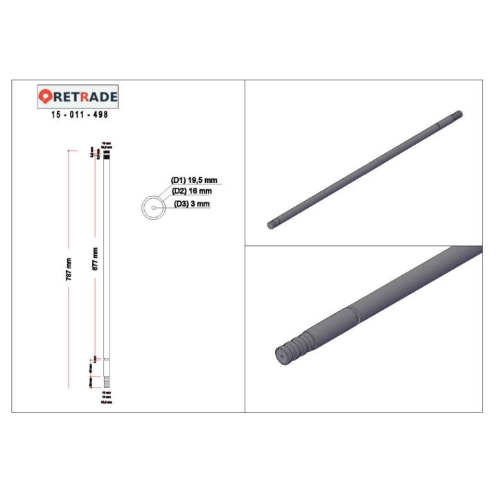 CNC 3D - Albero in Acciaio