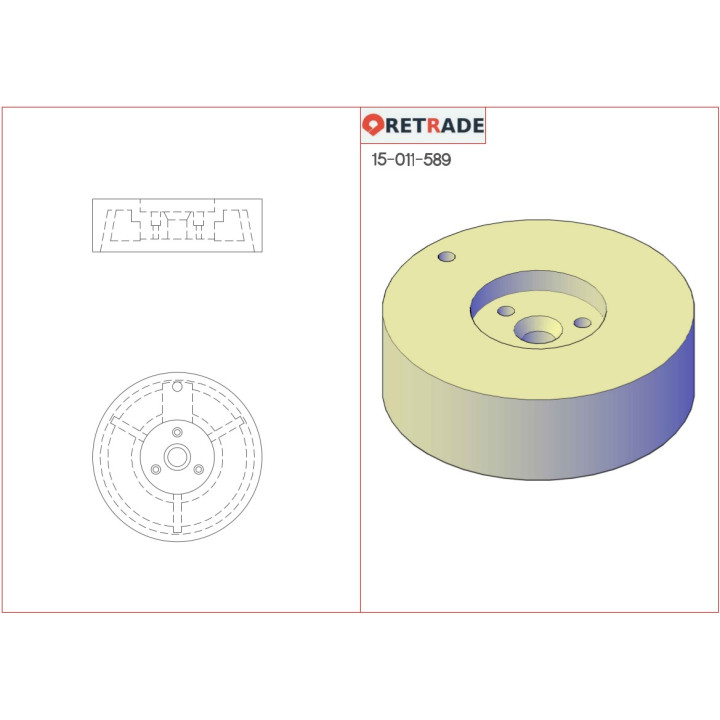 CNC 3D - Flangia per Motore