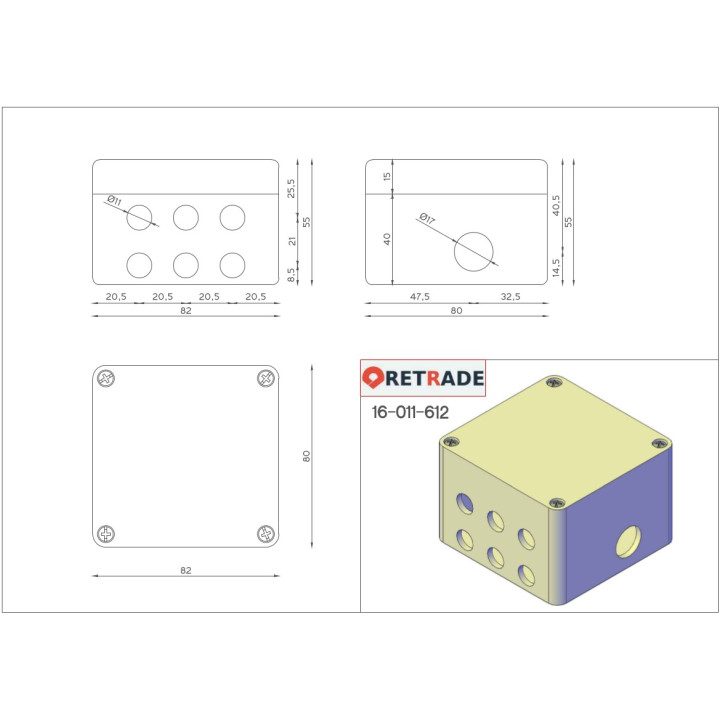 CNC 3D - Scatole di Derivazione in Plastica