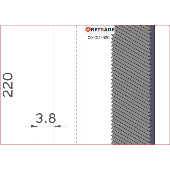 CNC 3D - Cinghia per Elettromotore 21.6cm