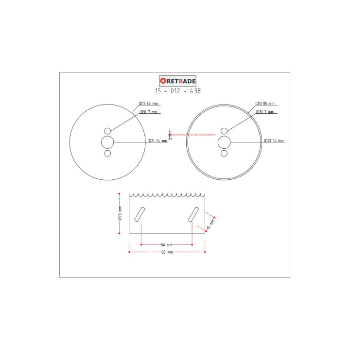CNC 3D - Sega a Tazza 49 Denti