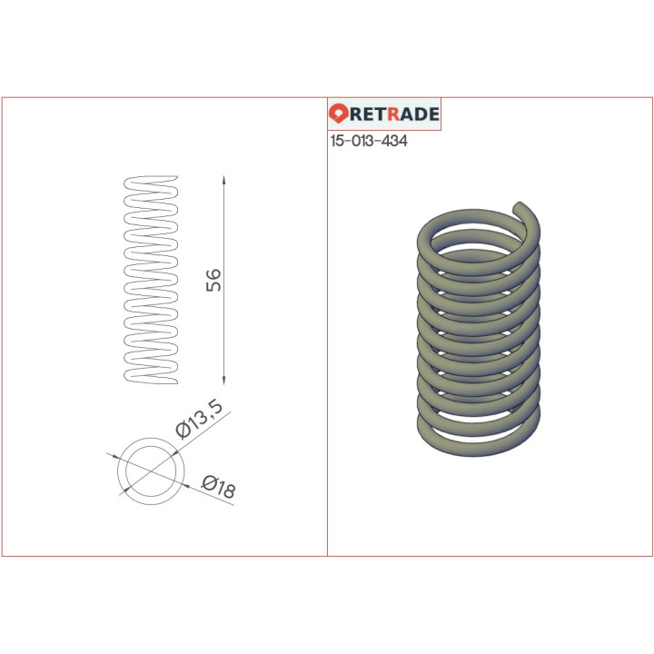 CNC 3D - Molla di Compressione di Precisione in Metallo