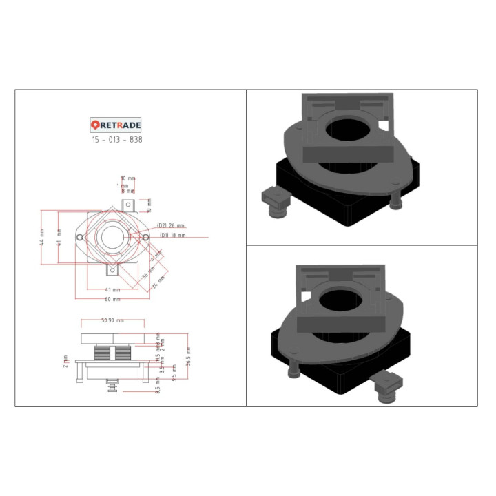 FUJI RCa470-ZS3.CS - Supporto per Lampada Pilota 150V
