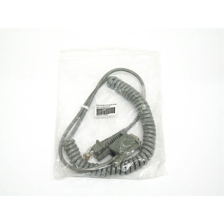 Cable 425-1307 RS-232 Power Scan Series 9P-Female-Coiled Gray