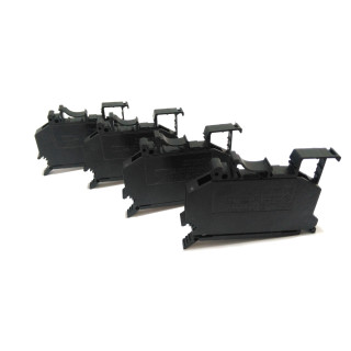 PHOENIX CONTACT LR13631 - 4x Morsetto Componibile Portafusibile 5x20 4mmq NERO