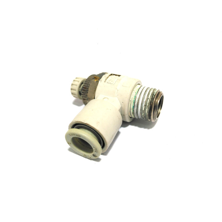 SMC AS2201F - Regolatore di Velocita , Maschio 1/4" Uscita Tubo 8mm