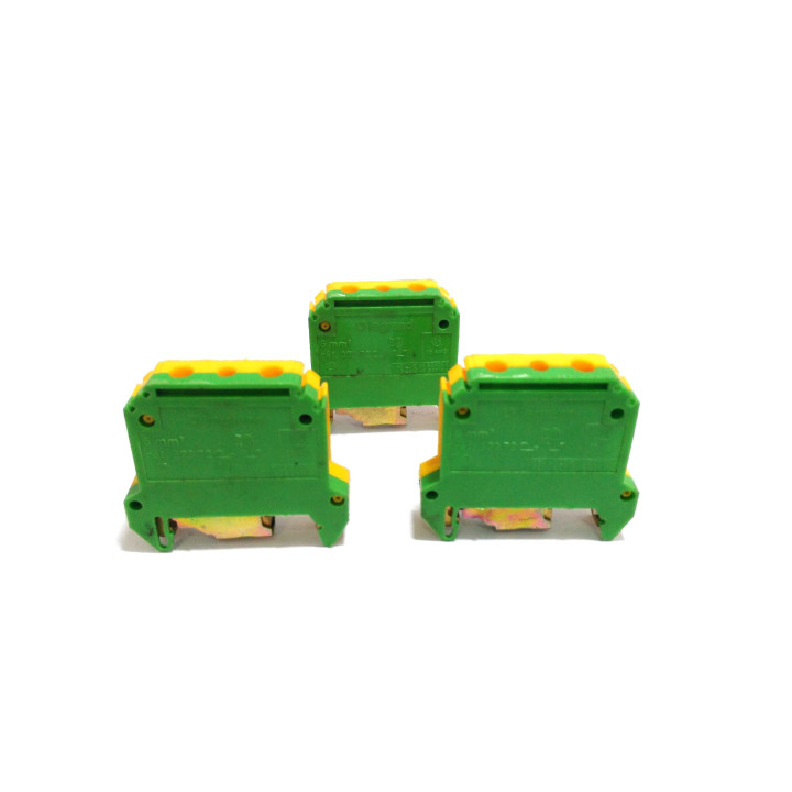 LEGRAND 37372 - 3x Morsettiere con Montaggio su Guida DIN , 2 Vie 10AWG 6mm²