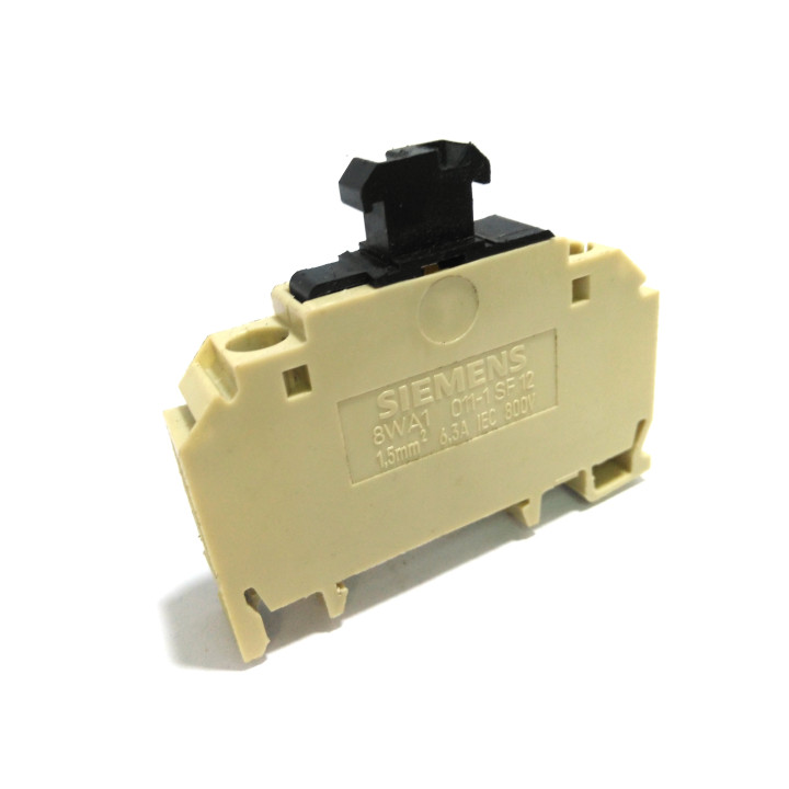 SIEMENS 8WA1 - Morsettiera a Fusibile con Attacco a Vite per Fusibili Tubolari 5x20mm - Grigio