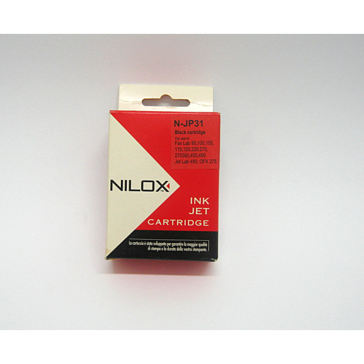 NILOX N-JP31Compatible Black Cartridge for FAX LAB Expired