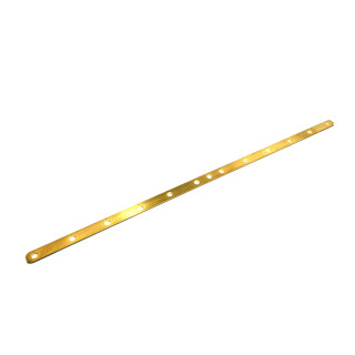 Landa Forata in Bronzo 525x15x3mm con Fori Ø8mm