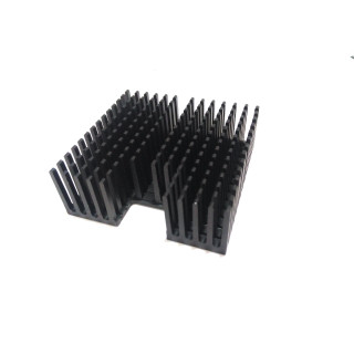 Dissipatore di Raffreddamento in Alluminio NERO 72.5x70x27mm