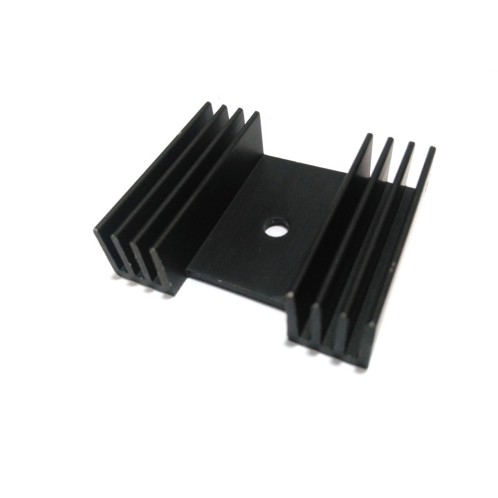 Dissipatore di Raffreddamento in Alluminio NERO 44x36x12mm