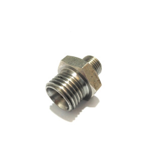 Raccordo Filettato in Acciaio Nipplo Esagonale M/M 1x 1/8" 1x 1/4"
