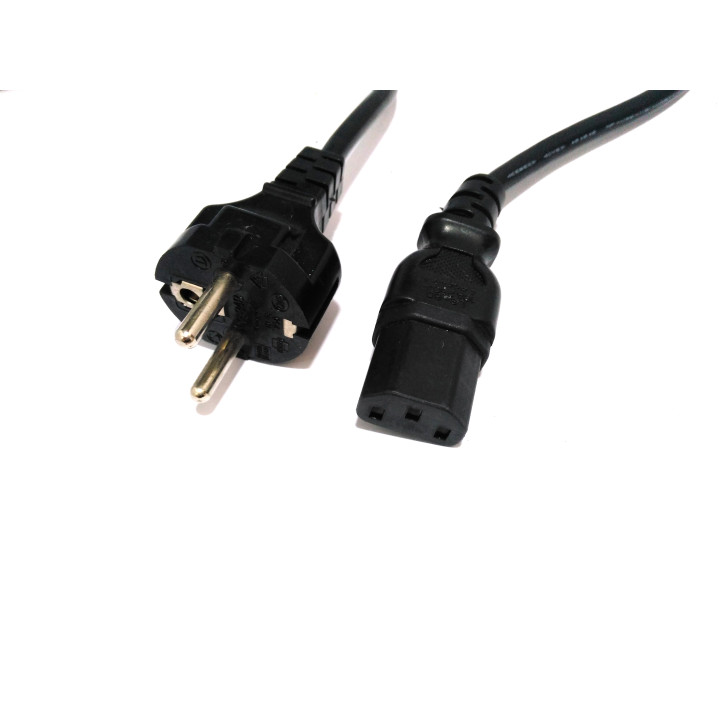 LONGWELL LP-34A - Cavo di Alimentazione C13 10A 250V 1.6M - Nero