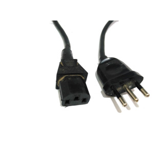 Cavo di Alimentazione C13 Spina Tripolare 10A 250V 2.8M - Nero