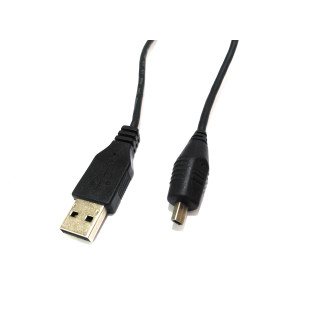 Cavo USB 2.0 con Ferrite Doppia Schermatura 30AWG 30V 1.40M - Nero