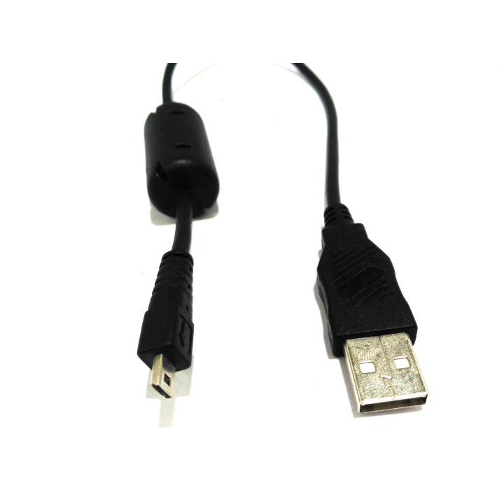 Cavo USB 2.0 con Ferrite Doppia Schermatura 28AWG 30V 1.40M - Nero