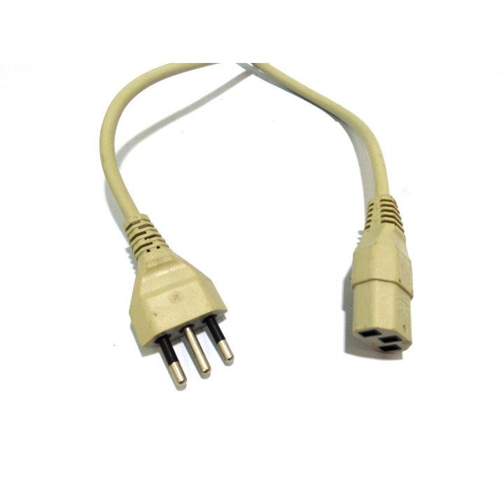 Cavo di Alimentazione C13 Spina Tripolare 10A 250V 1.70M - Grigio