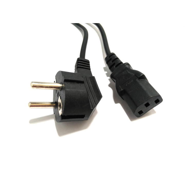 Cavo di Alimentazione C13 10A 250V NERO - 1.40M