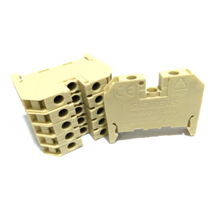 SIEMENS 8WA1011-1DF11 - 6 x Morsetto Unipolare 2,5mmq