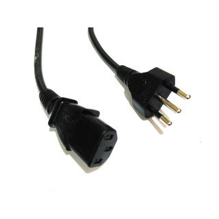I-SHENG SP-028 - Cavo di Alimentazione C13 10A 250V 1.65M - Nero