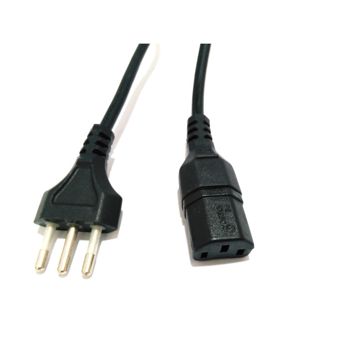 Cavo di Alimentazione C13 10A 250V 1.40M - Nero
