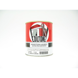 EDILTONE Idro Paint Super Washable LEMON YELLOW 750ml