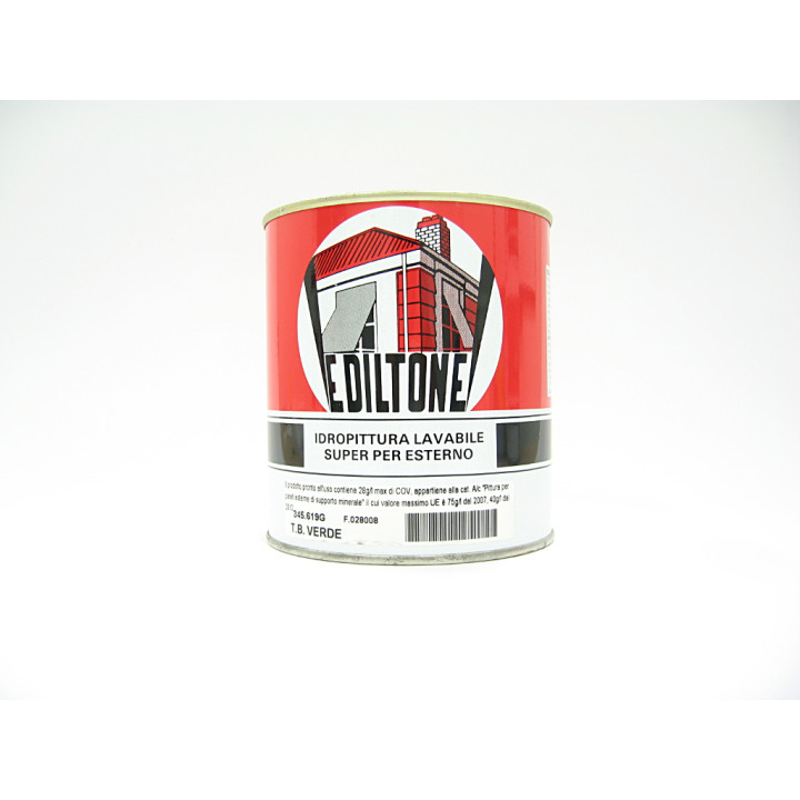 EDILTONE Idro Paint Super Washable GREEN 750ml