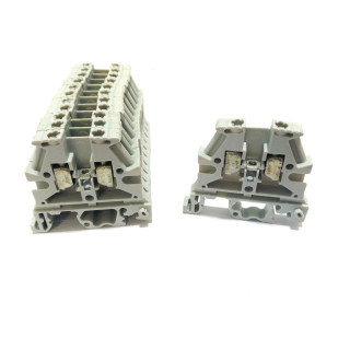 LEGRAND - 11x Morsettiere con Montaggio su Guida DIN, 600V 30A - Grigio