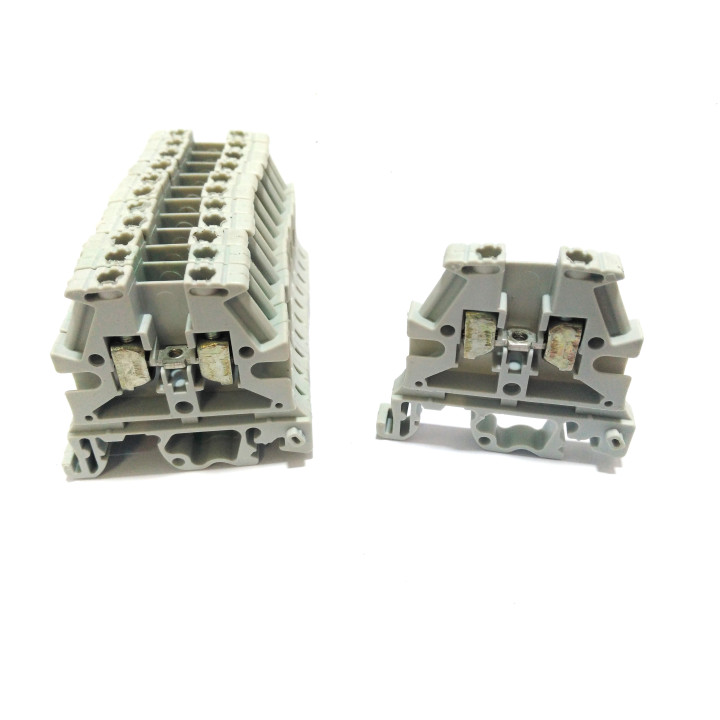 LEGRAND - 11x Morsettiere con Montaggio su Guida DIN, 600V 30A - Grigio