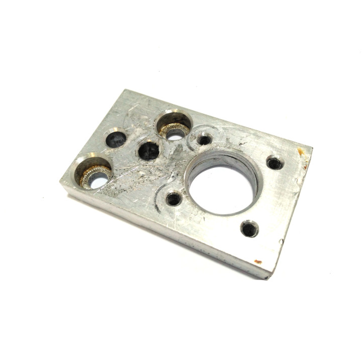 Flangia di Supporto per Motore in Alluminio 65x40x9.5mm