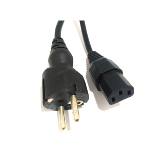 LINETEK LP-34 - Cavo di Alimentazione C13 16A 250V 1.90M - Nero