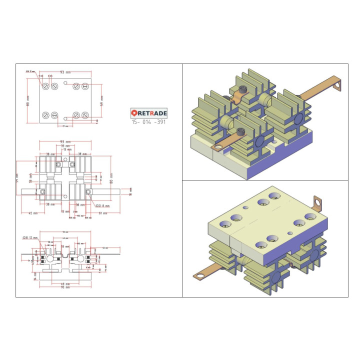 Assemblaggio di Scintilla per Dialarc HF 901782